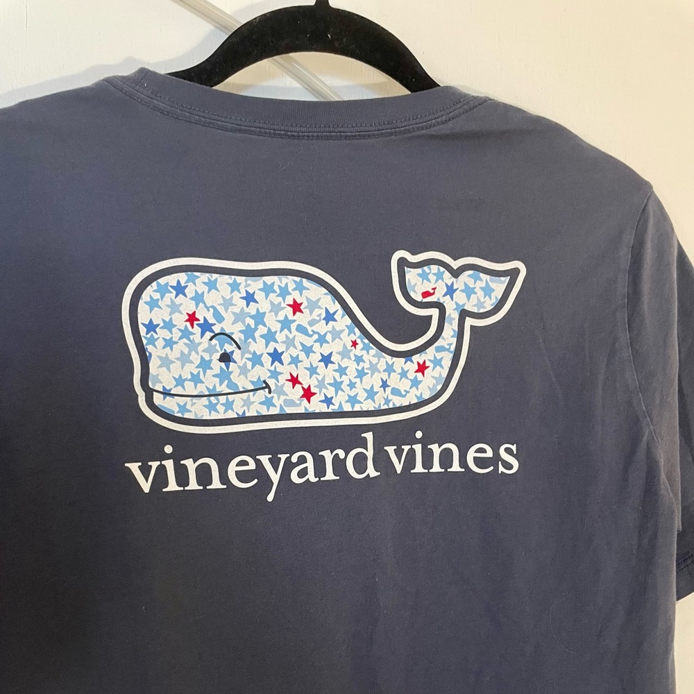 Vineyard Vines Navy Blue USA Tee
